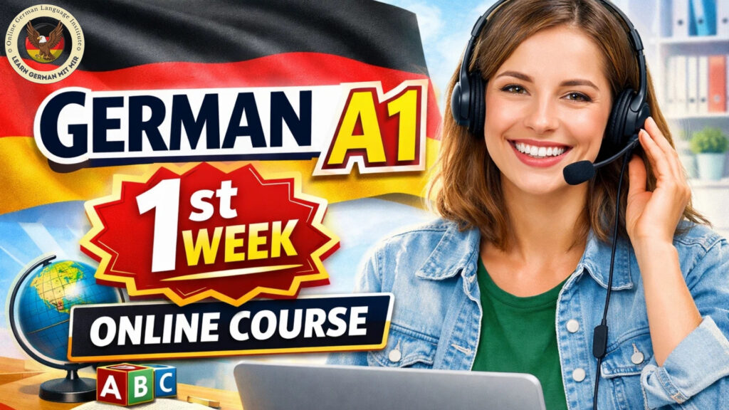 What You’ll Learn in the First Week of a German Language A1 Online Course