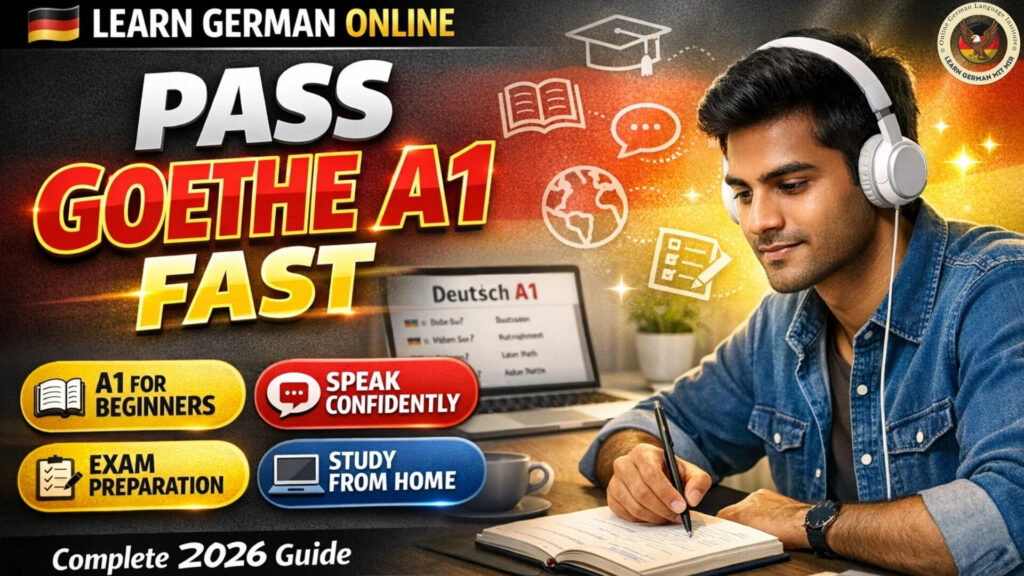 Learn German Language Online:  A1 Goethe Exam Focus